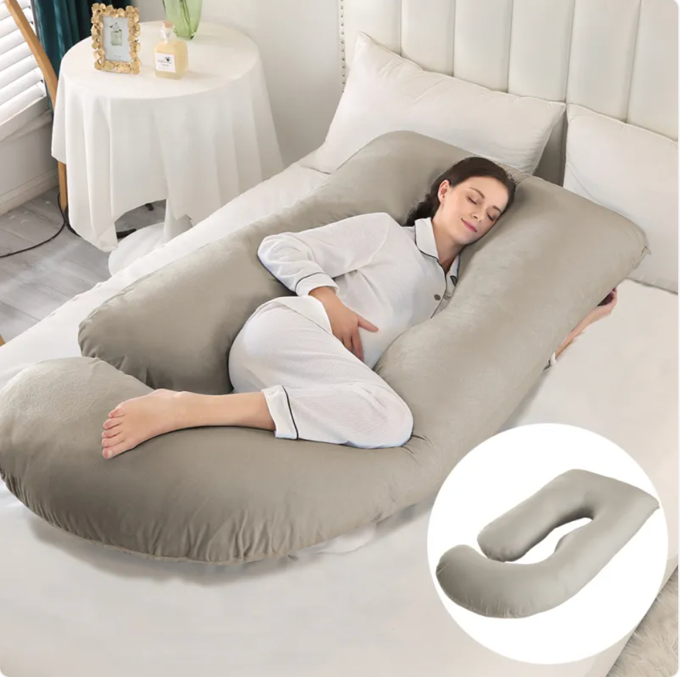 Maternity Pillow Waist Support Side Sleeping Slope Pillow J-type