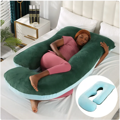 Maternity Pillow Waist Support Side Sleeping Slope Pillow J-type